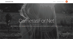 Desktop Screenshot of camerasfor.net