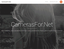Tablet Screenshot of camerasfor.net